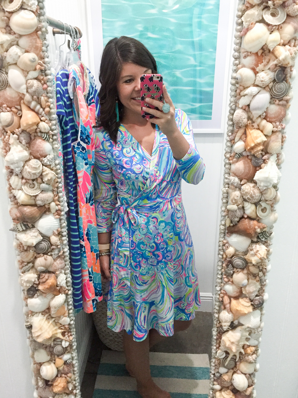 Lilly pulitzer sales wrap dress
